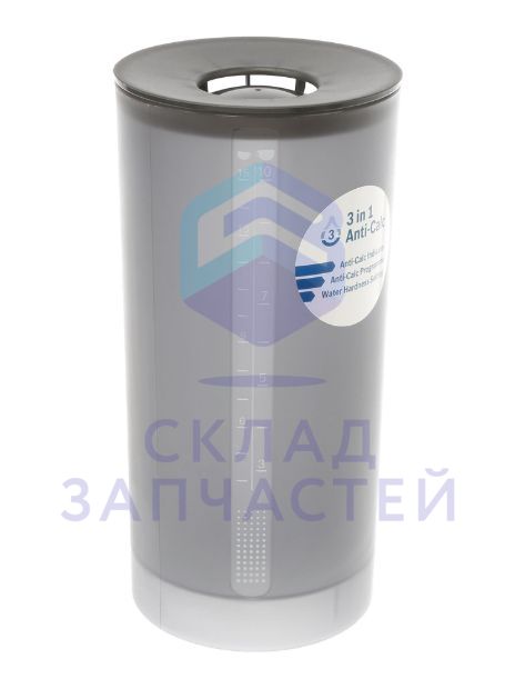 Резервуар для воды на 10 чашек, черный-серый, оригинал Bosch 11027128