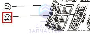 A001A1436882 Haier оригинал, рамка воздухоочистительного фильтра