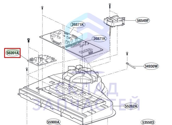 EAM62952502 LG оригинал, плата