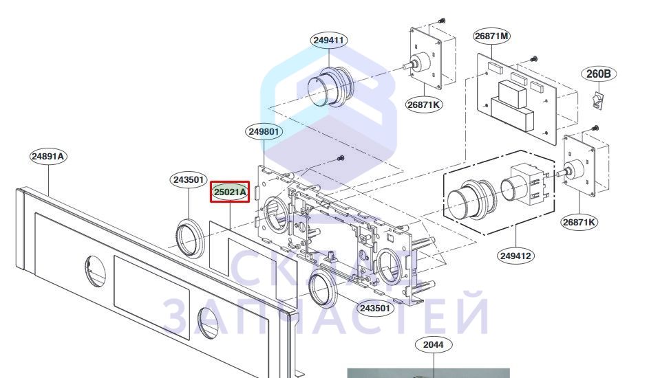 EBR73478102 LG оригинал, электронный модуль