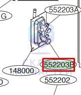 Клапан сервисный, оригинал LG 5400032113
