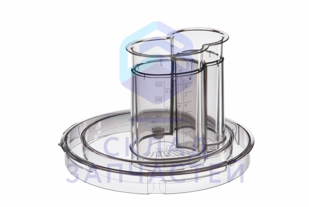 00361735 Bosch оригинал, крышка смесительной чаши с двойным загрузочным отверстием с толкателем,