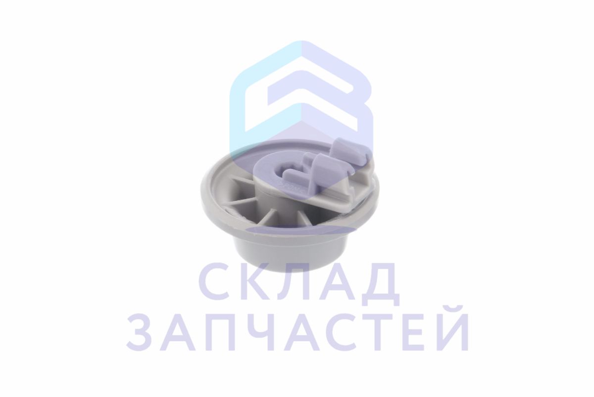 Ролик нижней корзины: 1 ролик + держатель ролика, оригинал Bosch 00611475