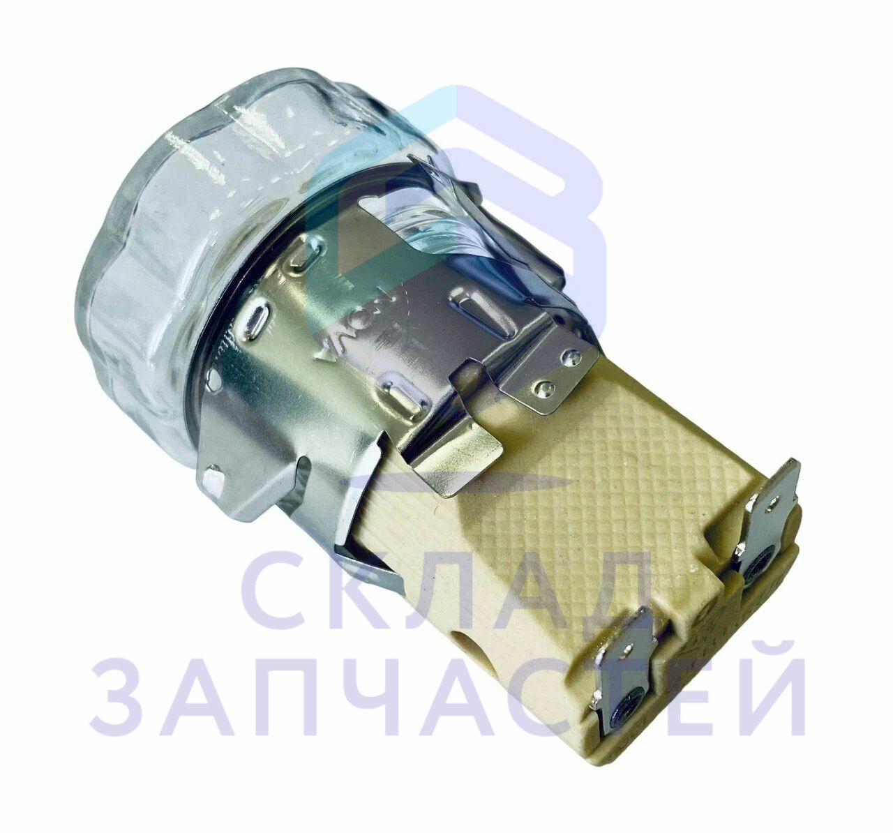 0530059949 Haier оригинал, лампа в сборе e14 15w (патрон, плафон, лампочка)