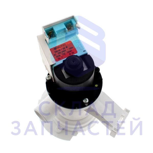 C00314917 Ariston оригинал, помпа, 3 винта, колодка назад + улитка,