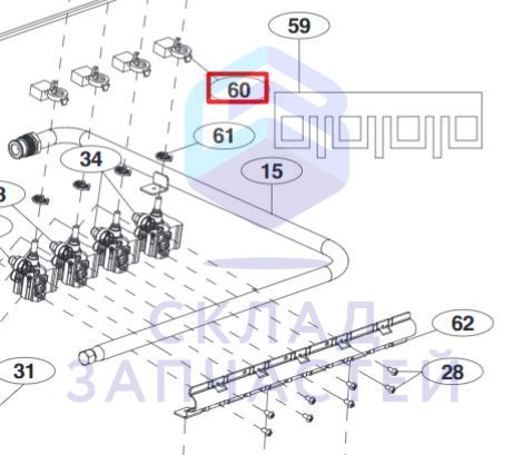 Переключатель, оригинал LG EBZ63138675