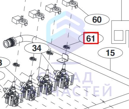 Переключатель, оригинал LG EBZ63138676