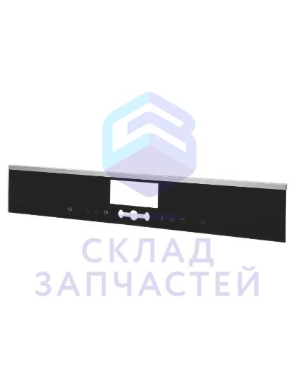 Панель управления паром, из нержавеющей стали, цвет черный, оригинал Bosch 11003679