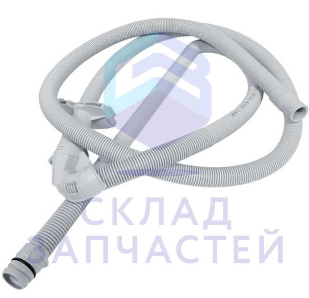 Шланг сливной (2230 мм) посудомоечной машины, оригинал Zanussi 140010997017