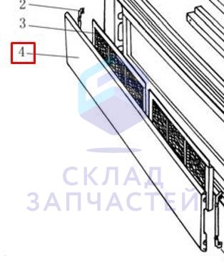 0010202204 Haier оригинал, левый воздушный фильтр