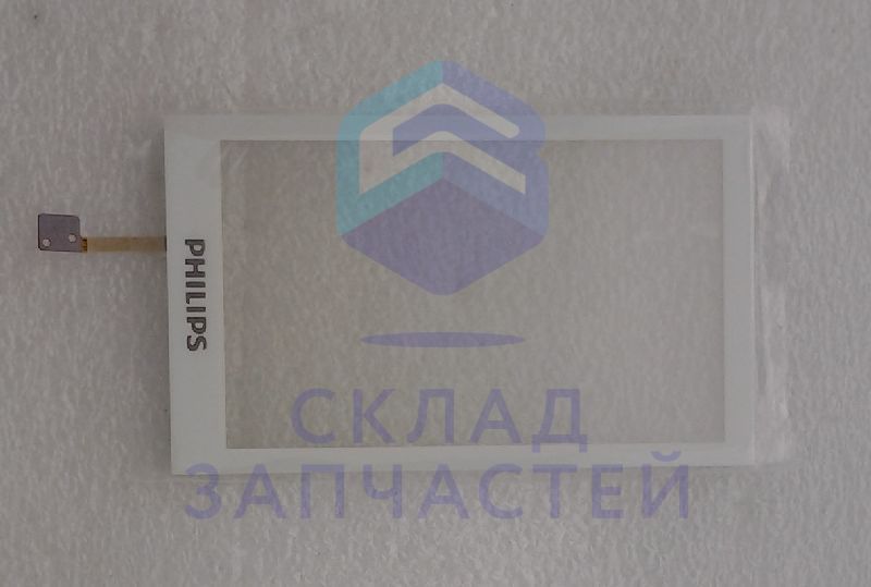 433900853671 Philips оригинал, сенсорное стекло (тачскрин) (white)
