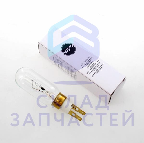 Лампа освещения 40W T CLICK T25 HV- 2 холодильника, оригинал Indesit C00313201