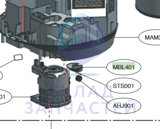 Заглушка, оригинал LG MBL67078401