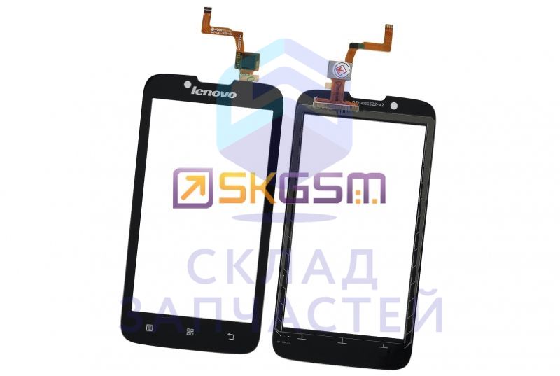 Сенсорная панель (touch/panel) (цвет - Black), аналог, оригинал Lenovo 2000888896298 china