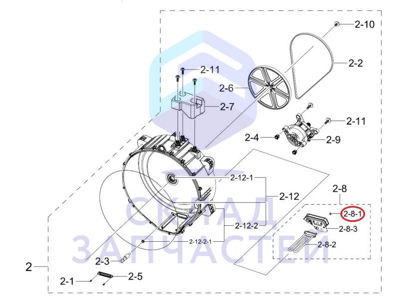 Шайба/прокладка, оригинал Samsung 6031-001531