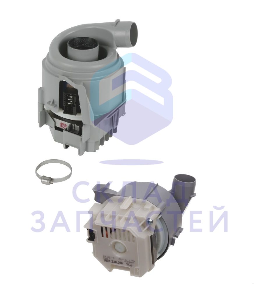 12019637 Bosch оригинал, насос циркуляционный посудумоечной машины