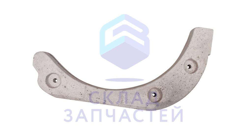 Противовес (груз) передний (левый) для стиральной машины, оригинал Samsung DC67-00688A