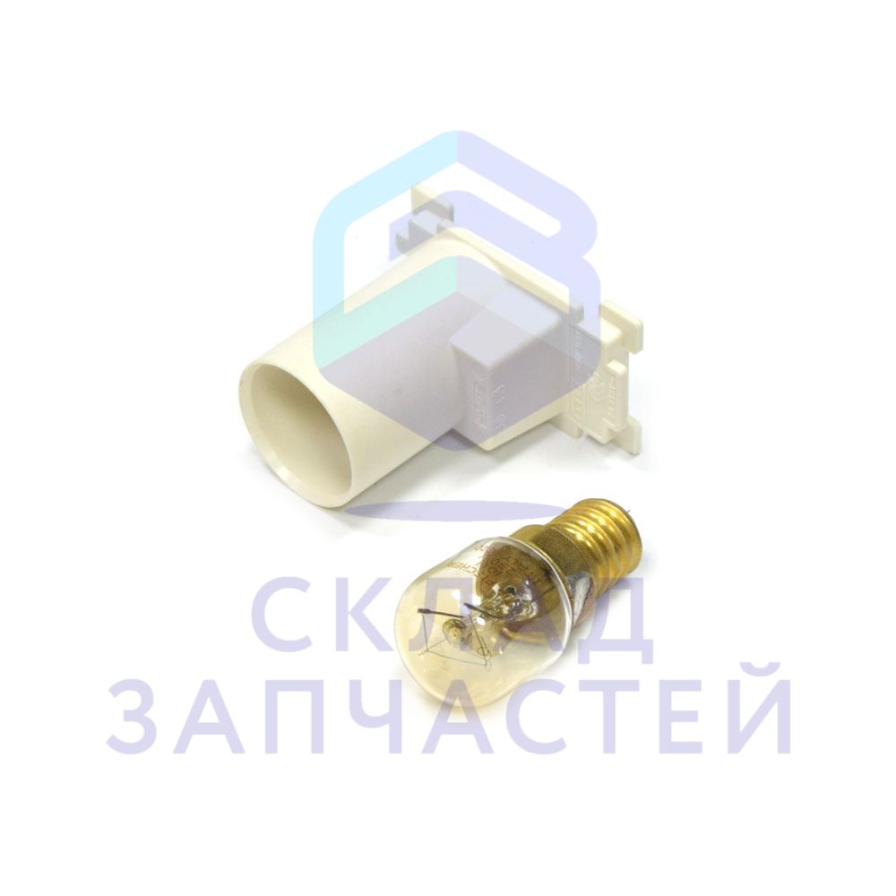 Патрон с лампой сушильной машины, оригинал Zanussi 50287107002