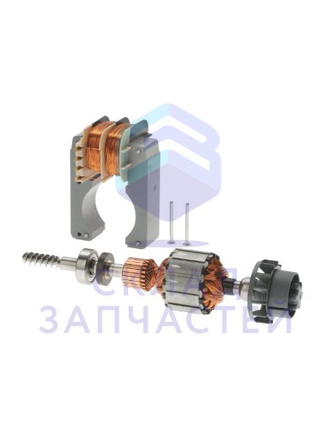 00654398 Bosch оригинал, двигатель (ротор + статор) для кухонных комбайнов