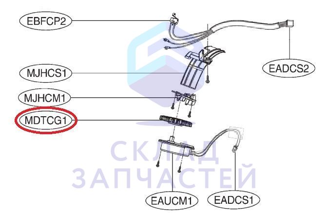 Шестерня, оригинал LG MDT35353702