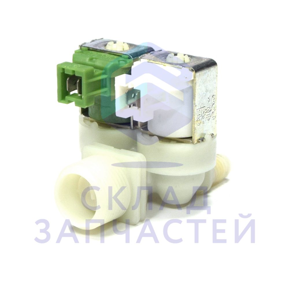 Электроклапан заливной (впускной) стиральной машины, оригинал Zanussi 1240825008