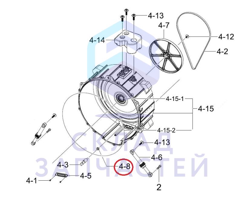 DC69-00824A Samsung оригинал, Оболочка