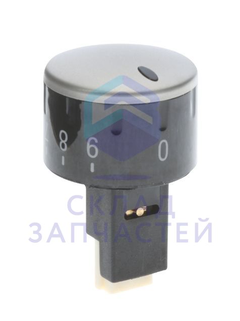 00602904 Bosch оригинал, ручка конфорки цвет нержавеющей стали, погружная