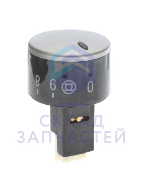 00602905 Bosch оригинал, ручка конфорки цвет нержавеющей стали, погружная