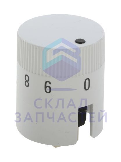 00611513 Bosch оригинал, ручка конфорки цвет белый, регулятор энергии hl654201e / 02