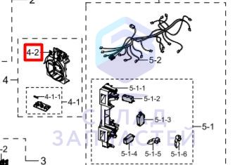 DE63-00641A Samsung оригинал, Крышка воздуходува