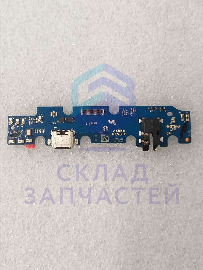 GH81-20660A Samsung оригинал, Разъём Type-C в сборе с микрофоном и Аудио разъёмом на подложке