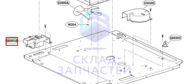 Выключатель, оригинал LG 650181N002A